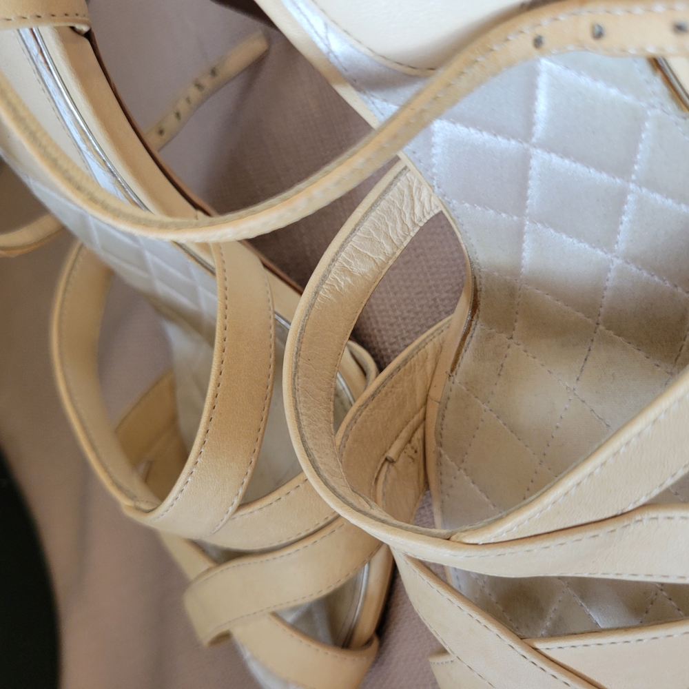 Chanel Women's Tan Sandals - Picture 6 of 11